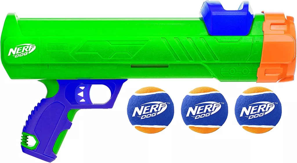Brinquedo Nerf Blaster, lançador de bolas de tênis